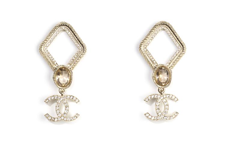 Chanel Chanel Earrings Women's Gold