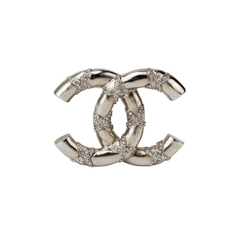 Chanel Chanel Brooches Unisex Silver