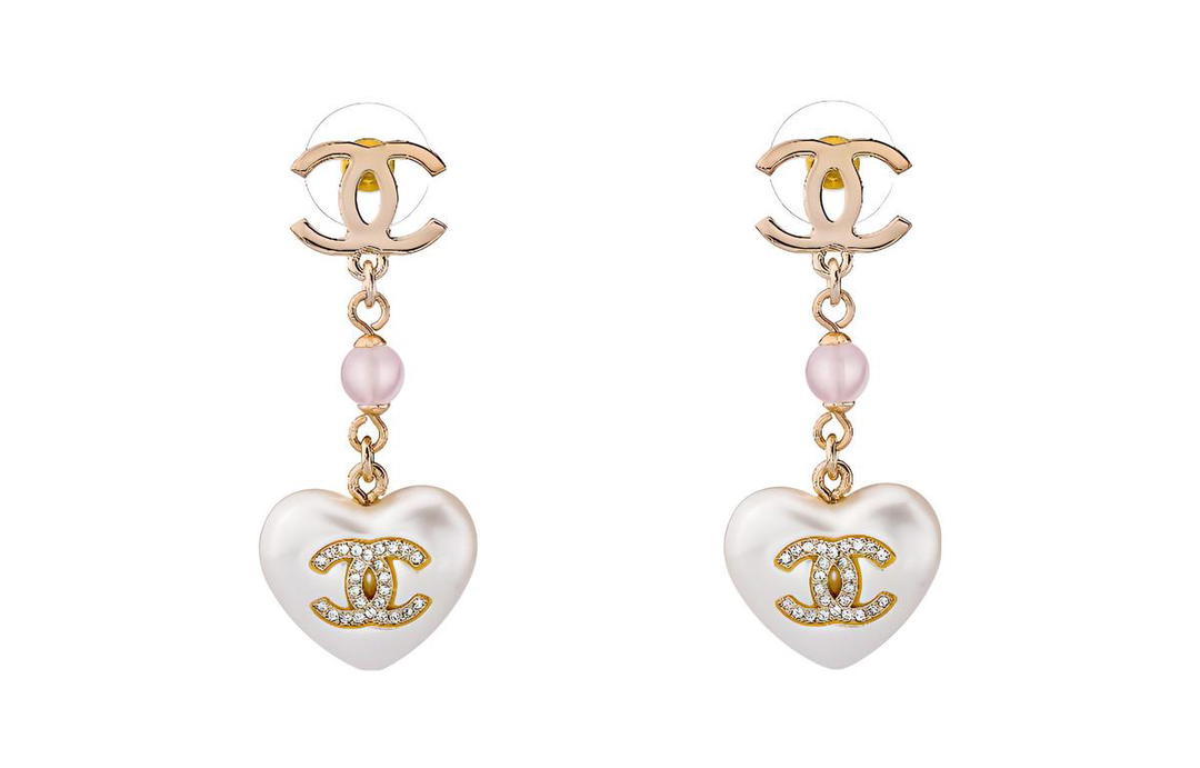 Chanel Chanel Earrings Women's Gold