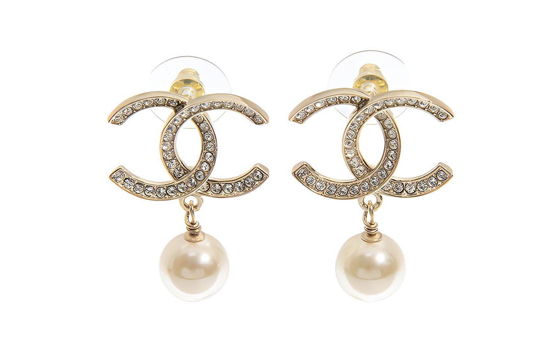 Chanel Chanel 22c Early Spring Earrings Women's Gold