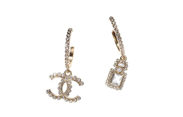 Chanel Chanel Earrings Women's Gold