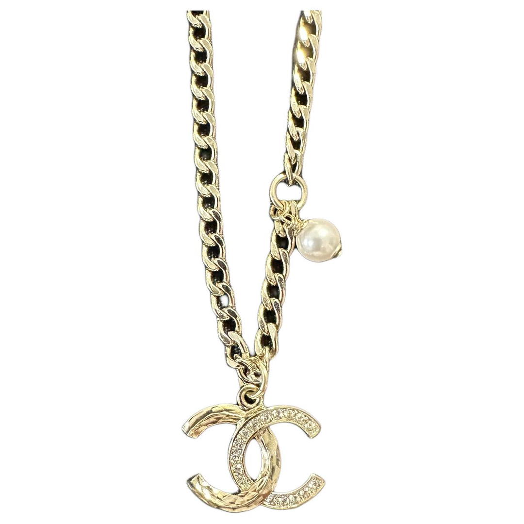 Chanel Chanel Metal Necklaces Women's Gold