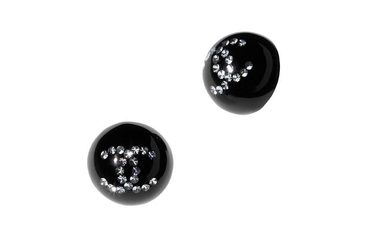 Chanel Chanel Stud Earrings Women's