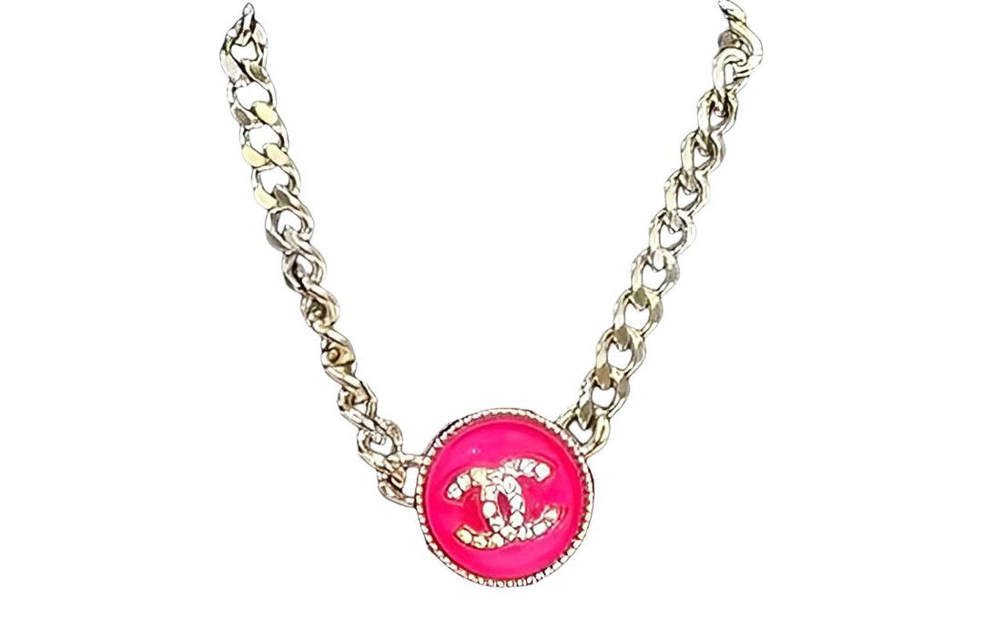 Chanel Chanel Necklaces Women's Gold/Pink