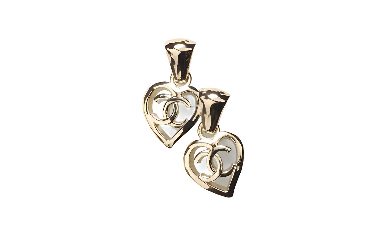Chanel Chanel Metal Earrings Women's Gold