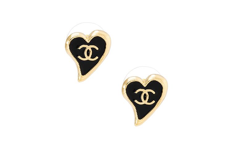 Chanel Chanel Stud Earrings Women's