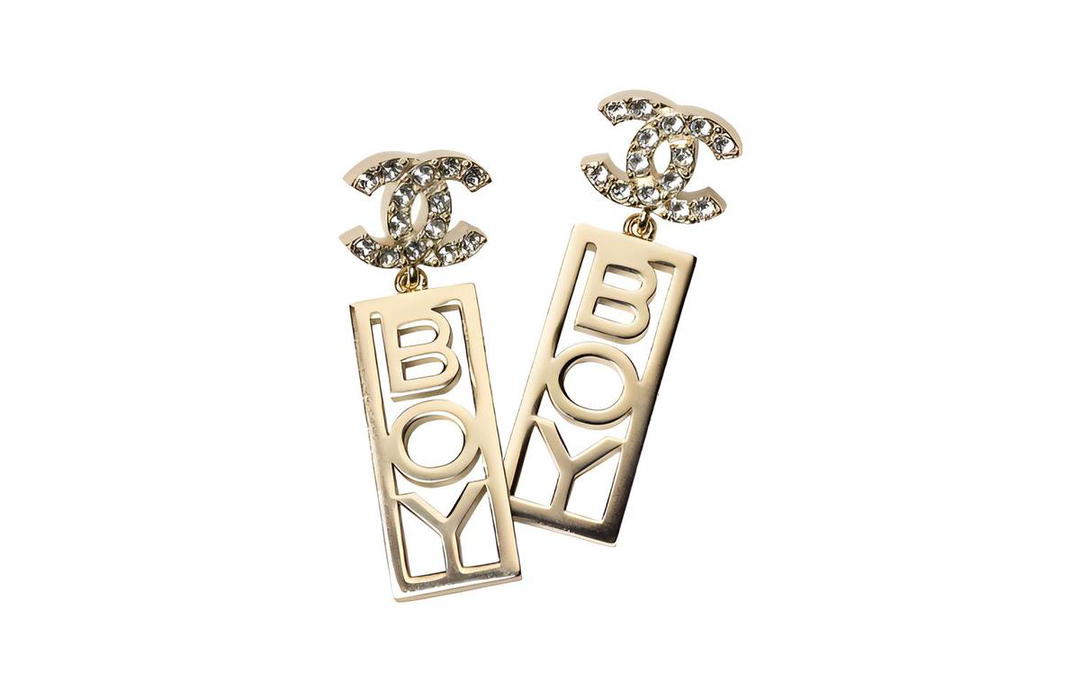 Chanel Chanel Earrings Women's Gold