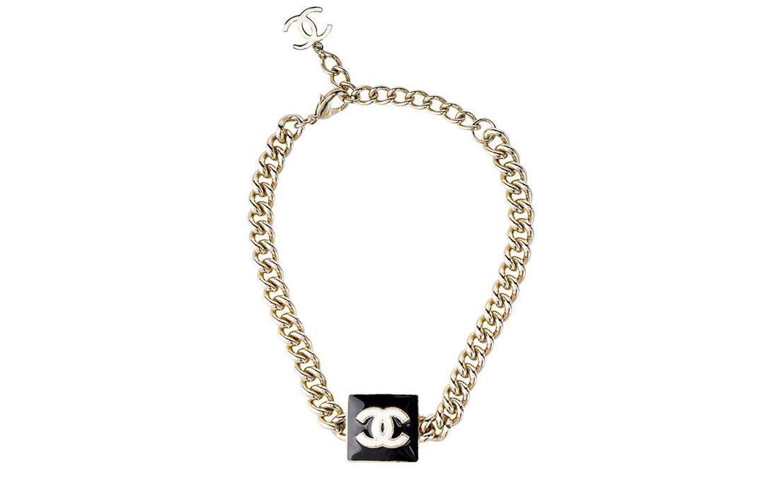 Chanel Chanel Necklaces Women's Black/Gold