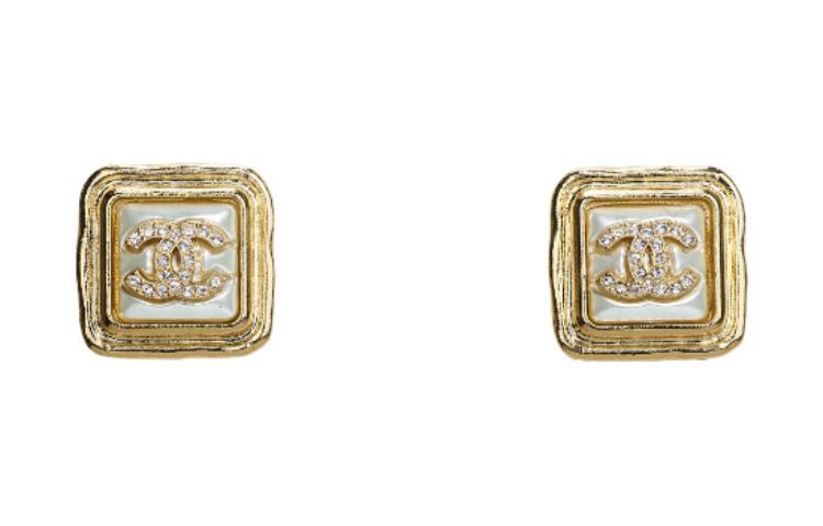 Chanel Chanel Earrings Women's Gold