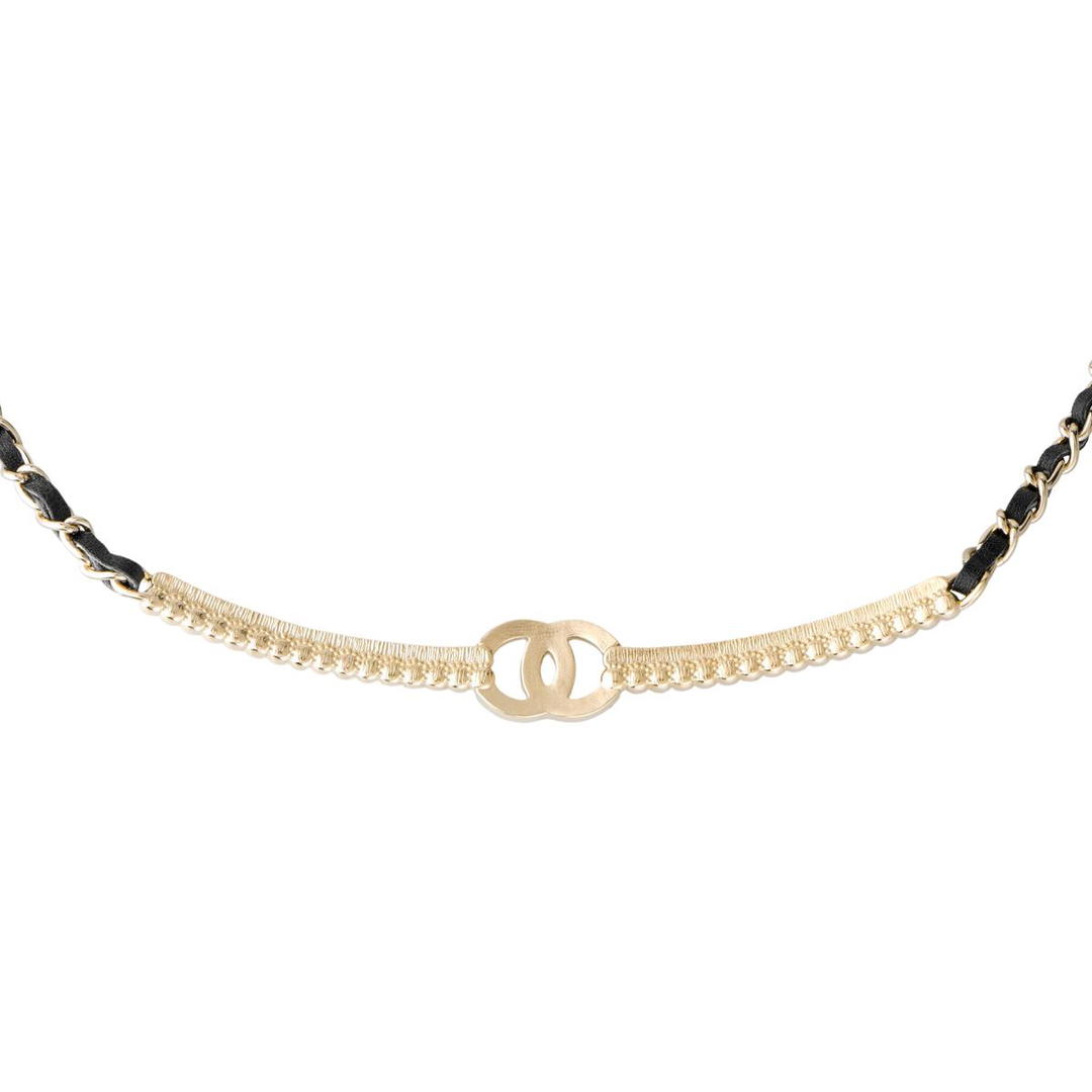 Chanel Chanel Necklaces Women's Black/Gold