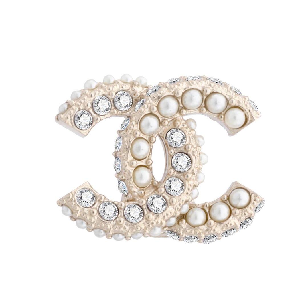 Chanel Chanel Stud Earrings Women's