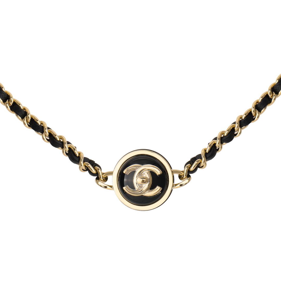 Chanel Chanel Metal Necklaces Women's Gold/Black