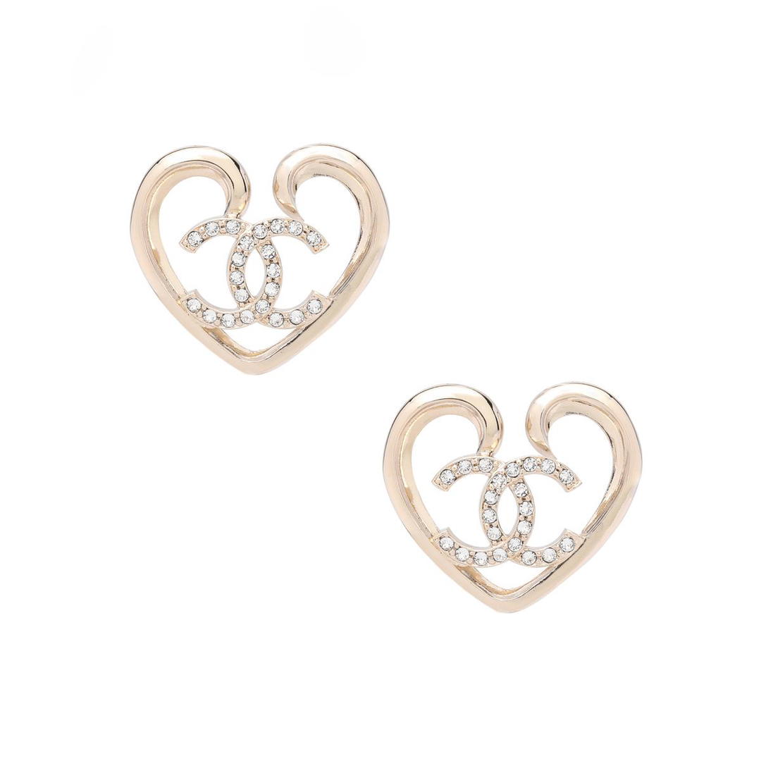 Chanel Chanel Stud Earrings Women's
