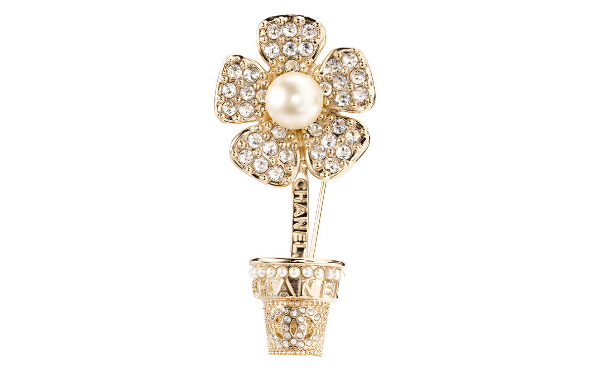 Chanel Chanel Brooches Women's Gold
