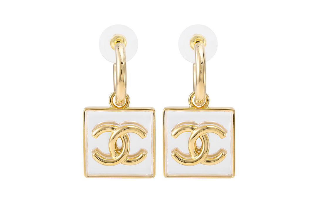 Chanel Chanel Earrings Women's Gold
