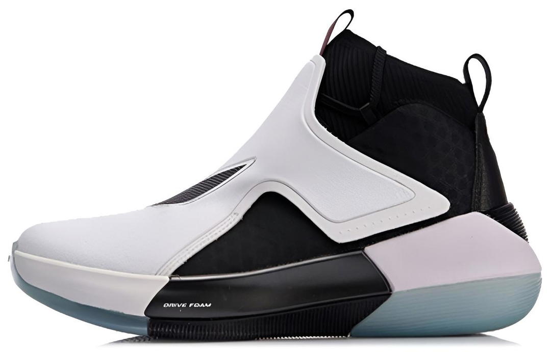 Li-Ning LINING YuShuai 12 Basketball Shoes Men High Top Black/White