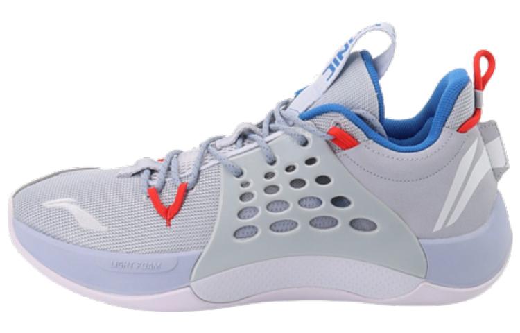 Li-Ning LiNing SONIC 7 Low Anti Slip Wear Resistant Low Top Basketball Shoes Blue White