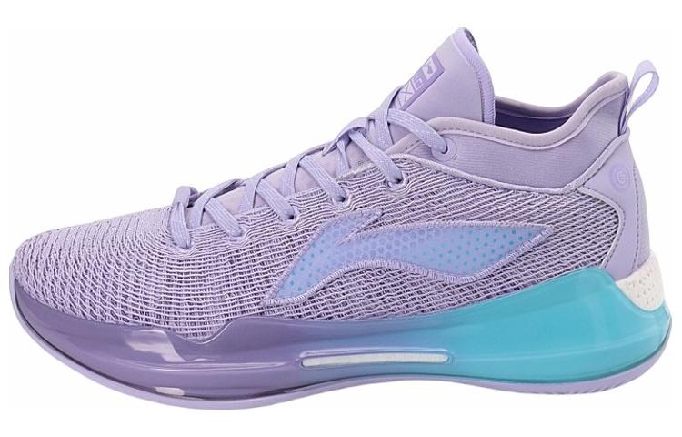 Li-Ning LiNing YuShuai 13 Boom Low Durable Breathable Low Top Basketball Shoes Light Purple