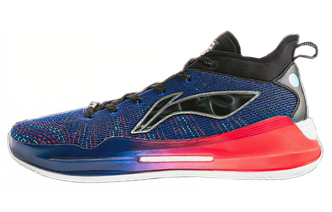 Li-Ning LiNing YuShuai 13 Boom Mid Top 䨻 Basketball Shoes Men's Smoke Flower