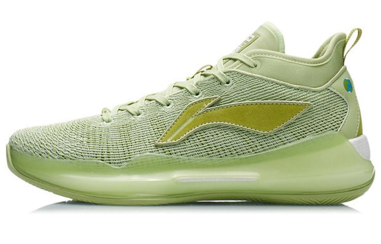 Li-Ning LINING YuShuai 13 Boom Basketball Shoes Men Mid Top Grass Green