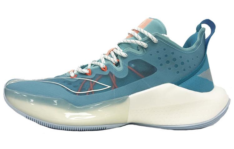 Li-Ning LiNing SONIC 8 Cushioning Anti-Slip And Wear-Resistant Low-Top Basketball Shoes Blue