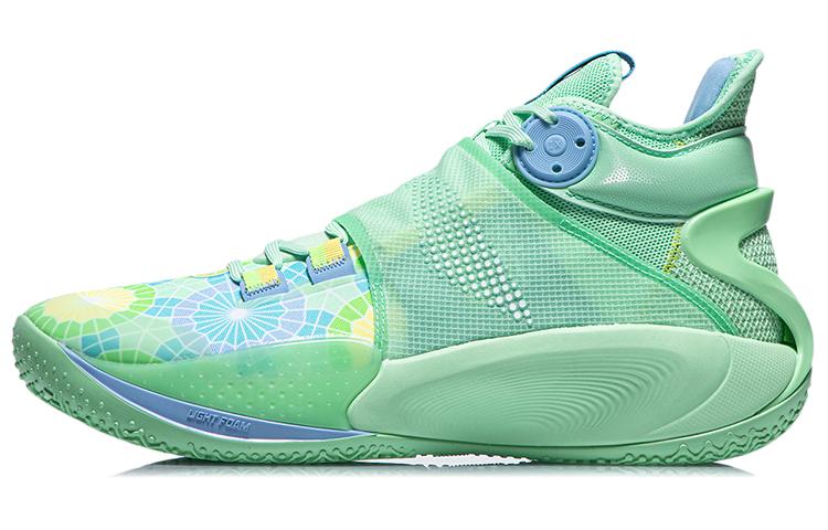 Li-Ning LINING SONIC 9 Basketball Shoes Men Mid Top Mint Green