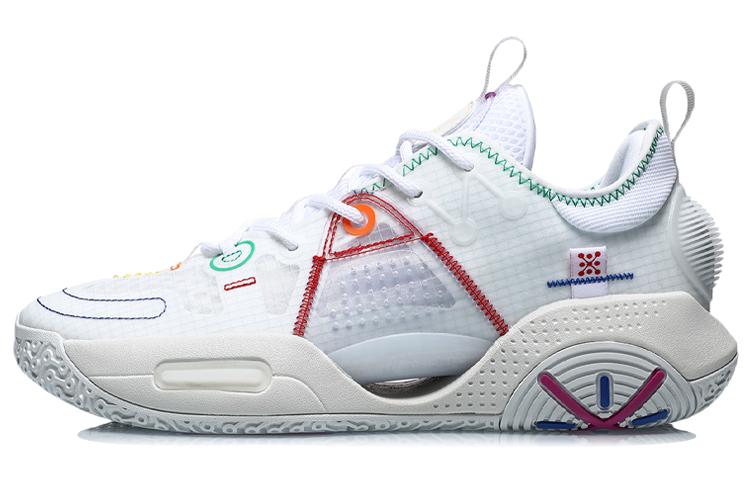 Li-Ning LiNing All City 9 V1.5 Anti Slip Wear Resistant Low Top Basketball Shoes White