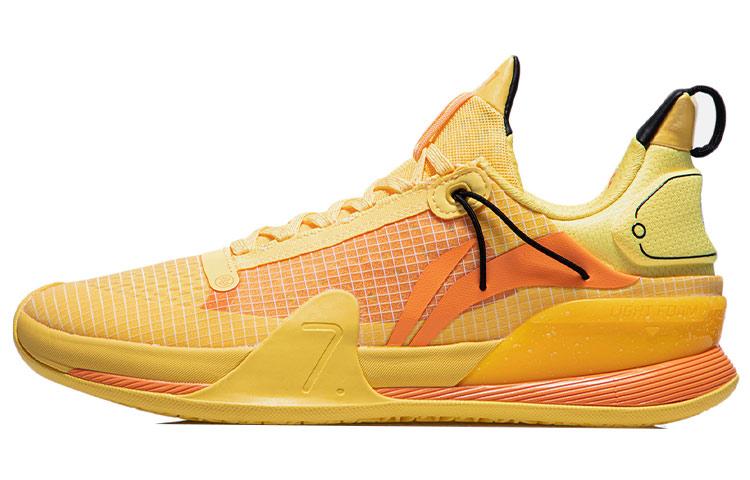 Li-Ning LiNing Blitz 7 Premium Premium Cushioning Anti Slip And Wear Resistant Low Top Basketball Shoes Men's Yellow