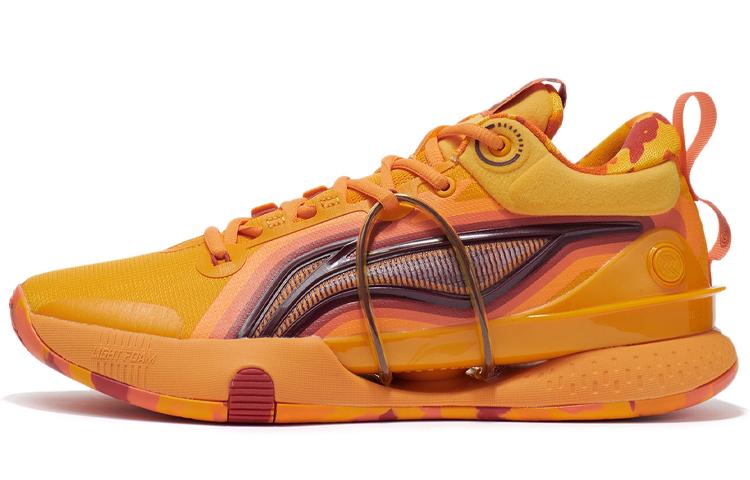 Li-Ning LINING Speed 8 Premium Basketball Shoes Men Low Top Mango Orange Yellow