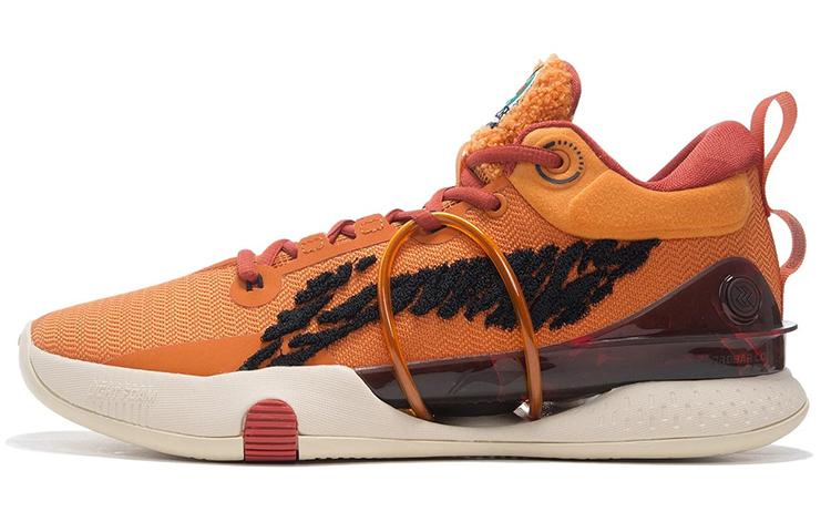 Li-Ning Disney x LiNing Speed 8 Premium Anti Slip Wear Resistant Low Top Basketball Shoes Men's Jam Orange