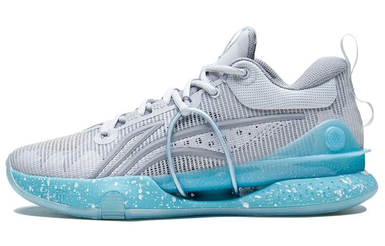 Li-Ning LINING Flash Strike 8 Summer Edition Basketball Shoes Men Low-Top Antarctic Gray/Ultimate Gray