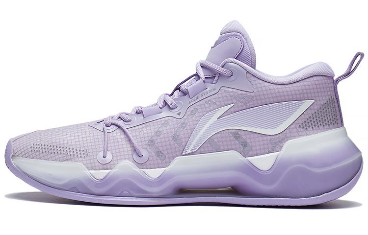 Li-Ning LiNing Liren 2 Low Cushioning Anti Slip And Wear Resistant Coverage Support Low Top 䨻 Basketball Shoes Men's Lilac