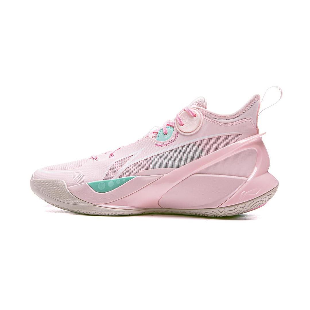 Li-Ning LINING SONIC 10 Basketball Shoes Men Mid Top Primrose Pink