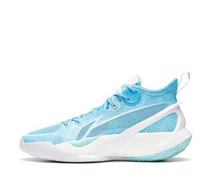 Buy LiNing SONIC 10 Cushioning Anti Slip And Wear Resistant Coverage Support Mid Top Basketball Shoes Men's Blue White at Sasom – Authentic and Ready to Ship