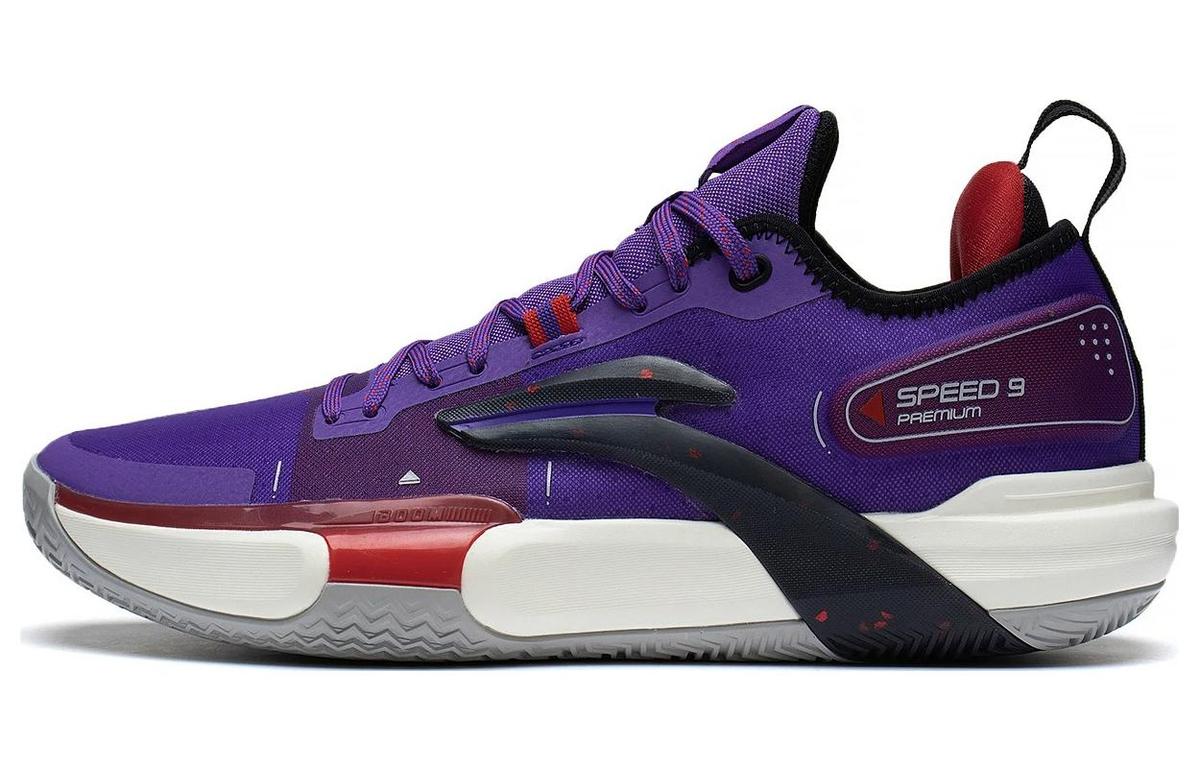 Li-Ning LINING Speed 9 Premium Basketball Shoes Men Low Top Ultraviolet