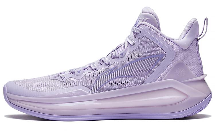 Li-Ning LINING Liren 3 Basketball Shoes Men Mid Top Lilac