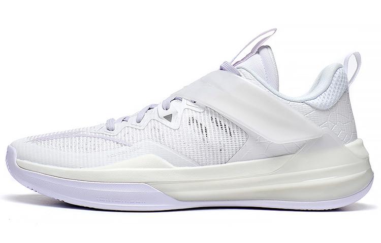 Li-Ning LiNing Liren3 TEAM Durable Breathable Low Top Professional Basketball Shoes Standard White