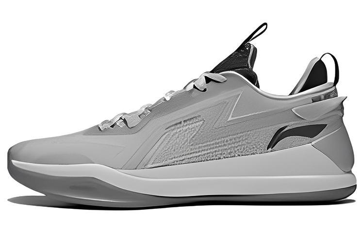 Li-Ning LiNing Flash 2.0 Wear Resistant Slip Resistant Cushioning Low Top Performance Basketball Shoes Men's Smoke Gray