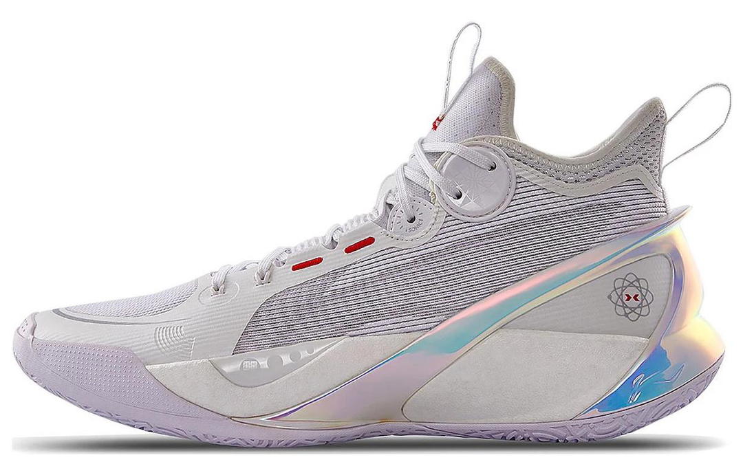 Li-Ning LiNing SONIC 10 Ultra Anti Slip And Wear Resistant Breathable Mid Top Basketball Shoes Men's White