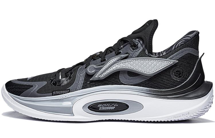 Li-Ning LINING Sonic 11 STA Basketball Shoes Men Low Top Black/Shadow Gray