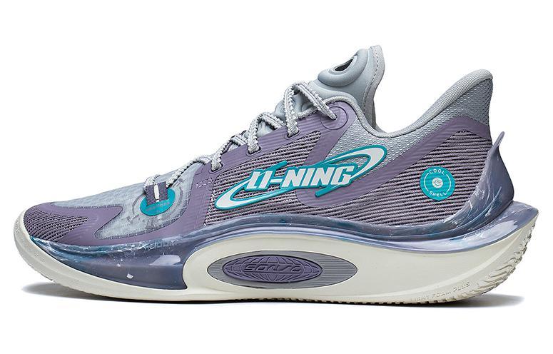 Li-Ning LiNing SONIC 11 Astro S1 Cushioning Anti Slip And Wear Resistant Low Top Basketball Shoes Men's Brick Gray