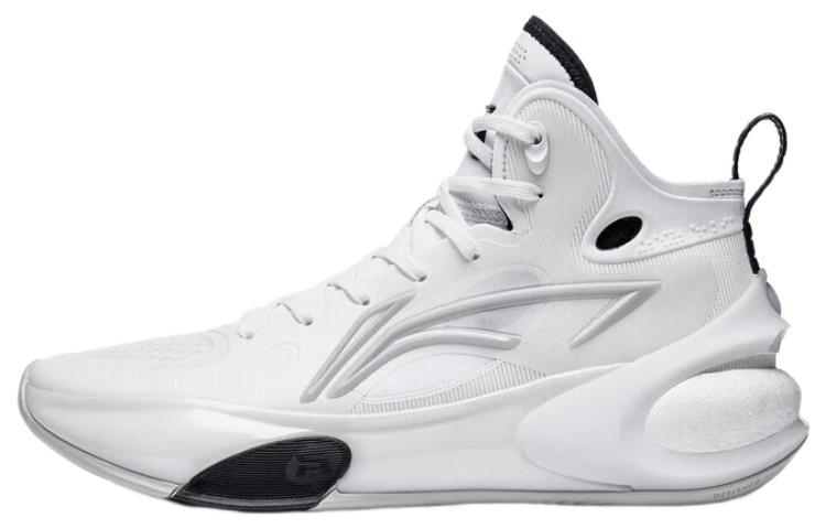 Li-Ning LiNing YuShuai 17 Wear Resistant High Top Basketball Shoes Men's Black White