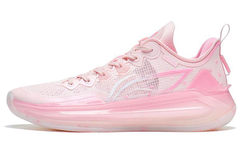 Li-Ning LiNing Liren 3 V2 Durable Breathable Low Top Basketball Shoes Men's New Light Pink