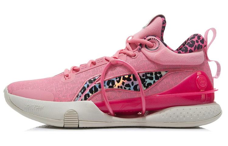 Li-Ning LiNing Speed 8 Premium Cushioning Anti Slip And Wear Resistant Coverage Low Top Basketball Shoes Men's Geranium Pink