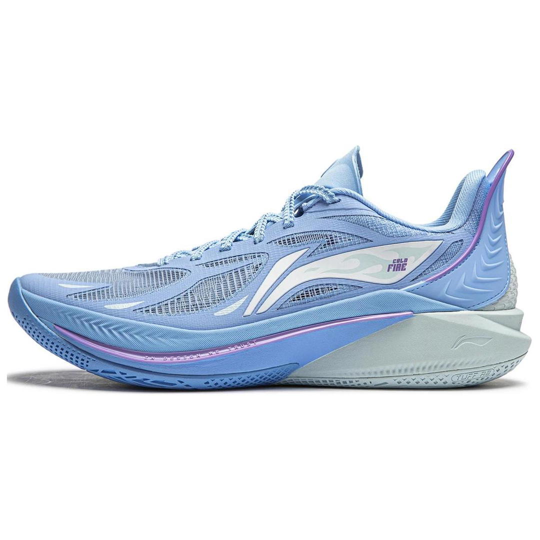 Li-Ning LiNing SONIC 12 Cushioning Anti Slip Wear Resistant Breathability Low Top Basketball Shoes Men's Blue