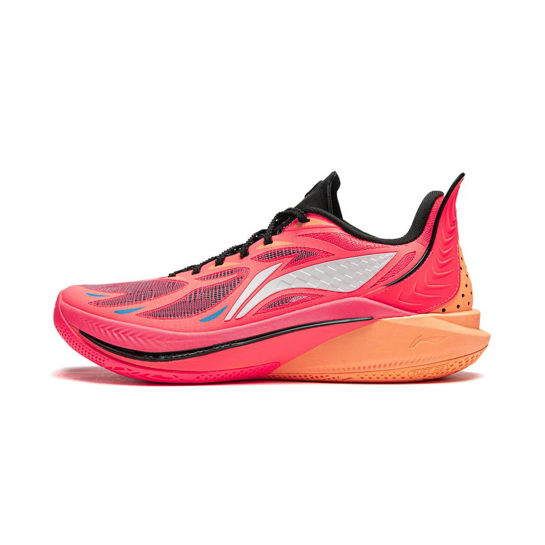 Li-Ning LiNing SONIC 12 Cushioning Anti Slip Wear Resistant Breathability High Top Basketball Shoes Unisex Red