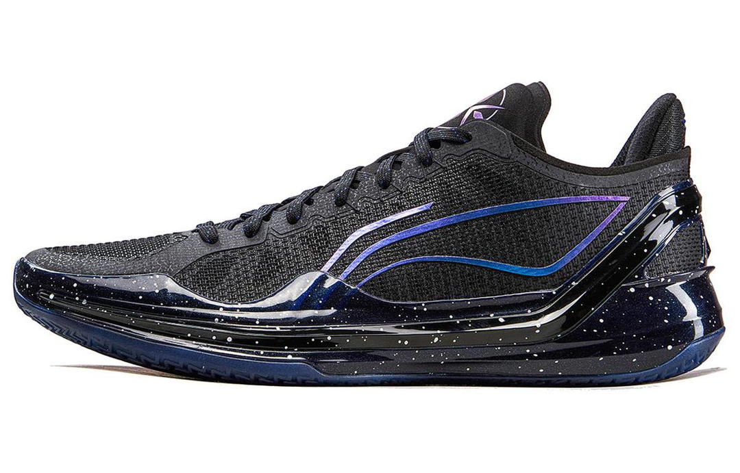 Li-Ning LiNing Blade 4V2 Cushioned Slip Resistant Lightweight Rebound Low Top Basketball Shoes Men's Black