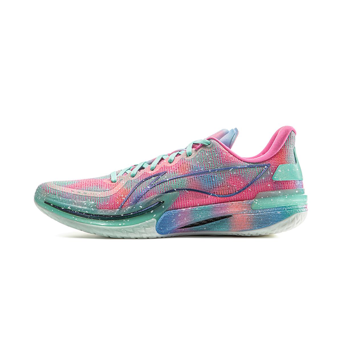 Li-Ning LINING Gamma Basketball Shoes Men Low Top Neon Pink