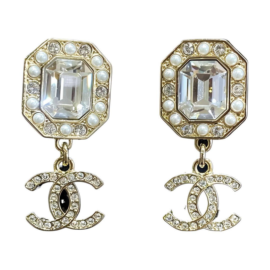 Chanel Chanel Earrings Women's Gold
