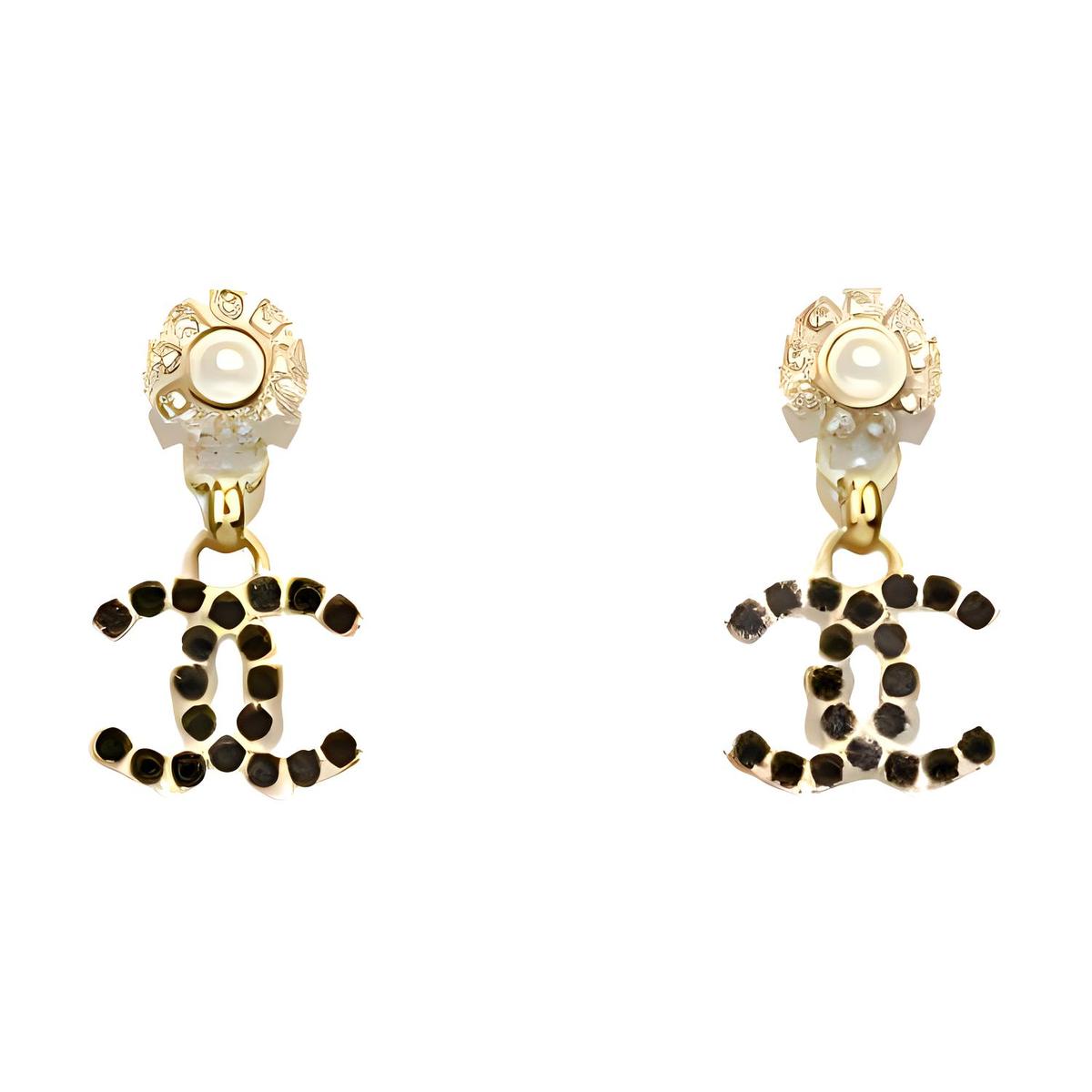 Chanel Chanel Metal Earrings Women's Gold